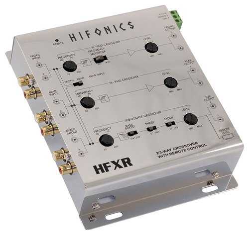 Rent to own Hifonics - 2- or 4-Channel Electronic Crossover for Select Aftermarket Vehicle Stereo Systems - Black