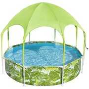 Rent to own H2OGO!Splash-In-Shade Play Pool - 8' x 20" - 446 , UV Safe Shade Cover With Water Mister, Kids Pool