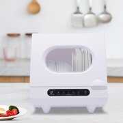 Rent to own Mini Dishwasher Countertop Dish Washing Machine Compact Dish Washer 5 Programs Countertop Dishwasher Dish Rack Drain Washing Plates Washer 1200W Kitchen Boat