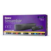 Rent to own Roku Streambar | 4K/HD/HDR Streaming Media Player & Premium Audio, All In One, Includes Roku Voice Remote