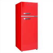 Rent to own Frigidaire 7.5 Cu. Ft. Top Freezer Refrigerator in Black - RETRO  EFR753