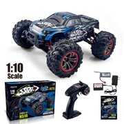 Rent to own HOSHI N516 2.4G 1/10 Scale Racing Car 46KM/H High Speed Rc Car 2 Batteries Blue