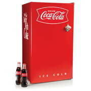 Rent to own Coca-Cola CKRF32CR 3.2 Cu. Ft. Refrigerator With Freezer, Red