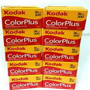 Rent to own 10 Rolls Of Kodak colorplus 200 asa 36 exposure