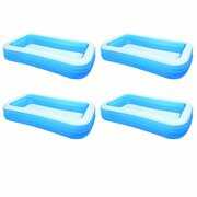 Rent to own Intex Swim Center Family Backyard Inflatable Kiddie Swimming Pool (4 Pack)