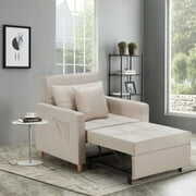 Rent to own YODOLLA 3-in-1 Convertible Sofa Bed Chair, Sleeper