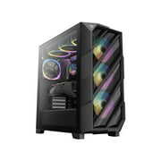 Rent to own Antec DP503 ATX Mid Tower PC Case, Type-C Gen2, 3 x 120mm ARGB Fans with ARGB & PWM Controller, Up to 2 x 360mm Radiator, GPU Bracket, EATX Gaming PC Case, Black