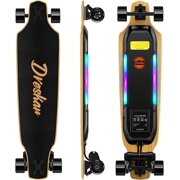 Rent to own DresKar FT001 Electric Skateboard 1800W Dual Motors with Remote Control Top Speed 25MPH, 17 Miles Range Longboard Can Carry 330 Pounds for Adults and Youth
