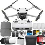 DJI Mini 3 Pro Camera Drone Quadcopter with RC-N1 Remote Controller + Fly More Kit Plus CP.MA.00000488.02 with 4K 48MP Extended Protection Bundle with Deco Gear Backpack + FPV VR Viewer Pilot Headset
