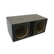 Rent to own Car Audio Dual 15" SPL Bass Subwoofer Labyrinth Vent Sub Box Stereo Enclosure