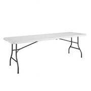 Rent to own Cosco 6028601 30 x 96 in. Casual Rectangular Folding Buffet Table, White