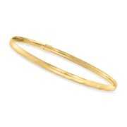 Rent to own Canaria Italian 10kt Yellow Gold Bangle Bracelet for Female, Adult