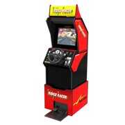 Rent to own Arcade1UP - Ridge Racer - 5 Games in 1 Arcade with Rumble Steering Wheel and Lit Marquee