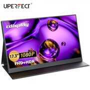 Rent to own UPERFECT 17.3 Inch Portable Monitor IPS 1080P 100% SRGB HDR FHD FreeSync Dual USB Type-C Mini HDMI Built-in Speaker