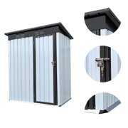 Rent to own Pouseayar Metal Garden Sheds 5ft x 3ft Outdoor Storage Sheds ,Black