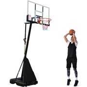 Rent to own Vebreda 54" Portable Basketball Hoop with Polycarbonate Backboard