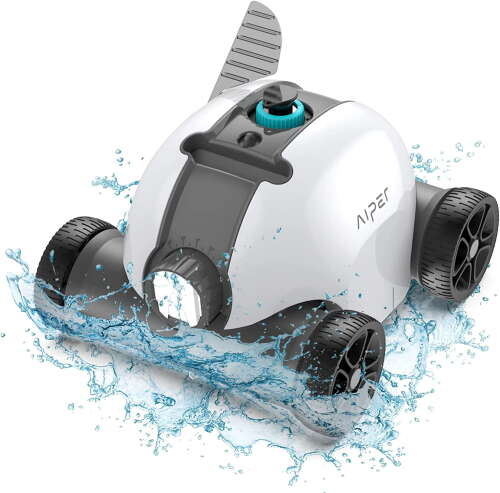 Rent to own Aiper Seagull 1000 Cordless Pool Vacuum - Ideal for Flat Pools up to 861 Sq Ft, Dual-Drive Motors and Self-Parking