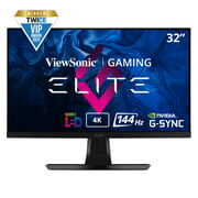 Rent to own ViewSonic ELITE XG321UG 32" 4K IPS 144Hz Gaming Monitor with G-Sync, Mini LED, Nvidia Reflex, HDR1400, Advanced Ergonomics, HDMI and DP for Esports (Used)