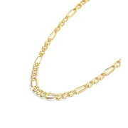 Rent to own Jewelry Atelier Gold Chain Necklace Collection - 14K Solid Yellow Gold Filled Figaro Chain Necklaces for Women and Men with Different Sizes (2.8mm, 3.7mm, 4.7mm, 5.6mm)
