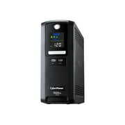 Rent to own CyberPower CST135UC2 - UPS - AC 120 V - 810 Watt - 1350 VA - 7 Ah - USB, Ethernet 10/100/1000 - output connectors: 10 - black