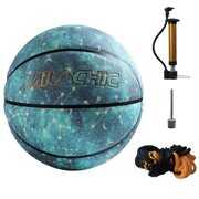 Rent to own BESTHUA Glow Basketball, Holographic Basketball Luminous for Night Game, Reflective Glowing Basketball with 12 Constellations for Boys Toy Gifts