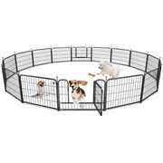 Rent to own PawGiant Dog Playpen 16 Panels 24Inch Heavy Duty Dog Pen Pet Fence Playpen Indoor Outdoor