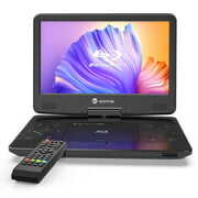 Rent to own WONNIE Portable Blu Ray DVD Player, 16.9 inch DVD Player with 14.1"  1080p HD Screen, Blu Ray  Players built in 5000mAh Battery, Supports HDMI Output, Dolby Audio, Last Memory, USB/SD Card, AV in