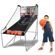 Rent to own Zaqw Indoor Double Electronic Basketball Game with 4 Balls