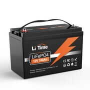 Rent to own LiTime 12V 100Ah Lithium LiFePO4 Battery 4000-15000 Cycles for RV, Backup Power, Solar