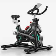 Rent to own ZPL Indoor Cycling Bike,Stationary Exercise Bikes,Heavy-duty Flywheel & Adjustable Resistance Training Bike,No Noise,Max Load 330 lbs