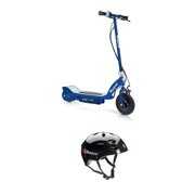 Rent to own Razor E125 Motorized Rechargeable Kids Electric Scooter & V17 Youth Sport Helmet