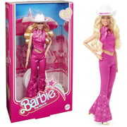 Rent to own Barbie The Movie Collectible Doll, Margot Robbie as Barbie in Pink Western Outfit