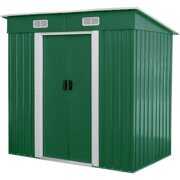 Rent to own Pirecart 6' x 3.5' ft Outdoor Storage Metal Shed with Lockable Door for Backyard, Garden