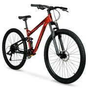 Rent to own Hyper Bicycle Men's 29 In. Explorer Dual Suspension Mountain Bike, Red