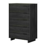 Rent to own South Shore Fynn 5-Drawer Chest, Gray Oak