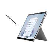 Rent to own Microsoft Surface Pro 9, 13.3" Touchscreen 2-in-1 Tablet, 12th Gen Intel Core i7-1255U, Intel Iris Xe Graphics, 16GB DDR5 RAM, 256GB SSD, Windows 11h, Platinum, Device Only, With MTC Stylus Pen