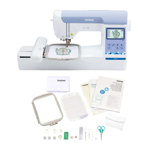 Rent to own Brother PE900 Embroidery Machine with Built-in Embroidery Designs and Wireless Connectivity