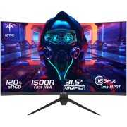 Rent to own KTC 32" 2K HDR 165Hz Curved Gaming Monitor 1440P 144Hz Ultrawide Monitor 1500R Frameless 1ms FreeSync Premium, DisplayPort/HDMI/USB, VESA Wall Mount, Desktop PC Monitor, H32S17