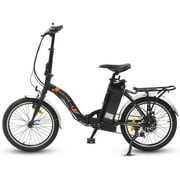 Rent to own Ecotric E-Ride Electric Bike Trail Riding Ebike Girl Cruiser Foldable 20 inch Wheels 350W 36V Removable Battery 7 Speed City Commuter for Children