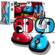Rent to own Sharper Image Road Rage RC Speed Bumper Cars, Mini Remote Controlled Ejector Vehicles, 2 Player Head to Head Battle, Crash into Opponents, 2.4 GHz, Red and Blue, Ages 6 and Up