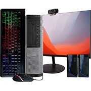 Rent to own Dell Optiplex 7010 Business Desktop PC - Intel i5, 16GB Ram, 2TB HDD, Windows 10 Pro 64bit, New 24 Monitor, RGB Productivity Bundle (used)