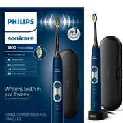 Rent to own Philips Sonicare ProtectiveClean 6100 Whitening Rechargeable Electric Toothbrush with Pressure Sensor and Intensity Settings, Navy Blue HX6871/49