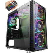 Rent to own MUSETEX ATX Mid-Tower Computer Gaming PC Case G05MS6-HB
