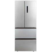 Rent to own Hamilton Beach, 17.9 Cu. Ft. French Door Refrigerator, Platinum Silver, 2 freezer doors, HZ4051