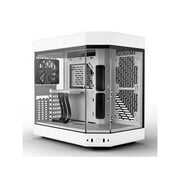 Rent to own HYTE Y60 Modern Aesthetic Dual Chamber Panoramic Tempered Glass Mid-Tower ATX Computer Gaming Case with PCIe 4.0 Riser Cable Included, Snow White