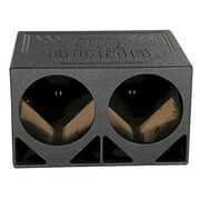 Rent to own Rockville RQ12TB Dual 12" Triangle Ported Subwoofer Sub Box Bed Lined Enclosure