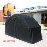 Rent to own TECHTONGDA USA Heavy Duty Motorcycle Shelter Shed Cover Storage Garage Tent-Large  Garage Shelter