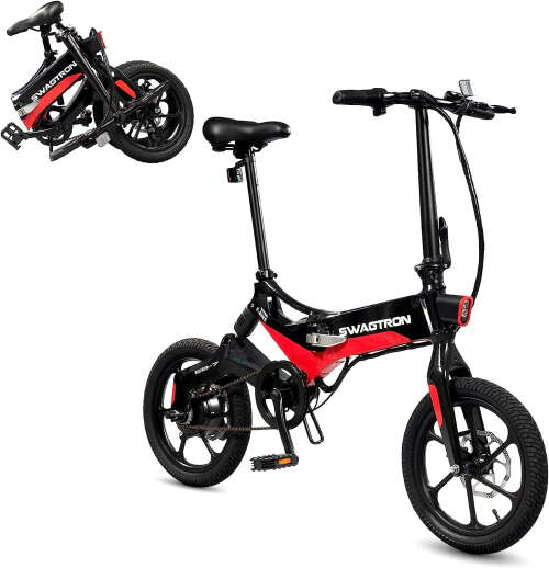 Rent to own Swagtron Swagcycle EB-7 Elite Commuter Folding Electric Bike (Recertified)