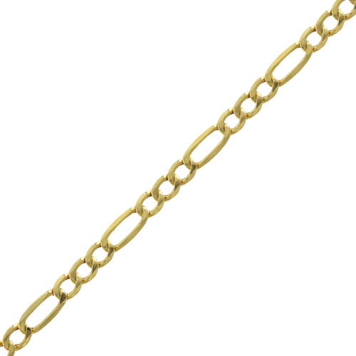 Rent to own Brilliance Fine Jewelry 10K Yellow Gold Figaro Chain Necklace, 20"