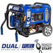 Rent to own Ford 5,250-Watt Dual Fuel Portable Generator with Wireless Remote Start